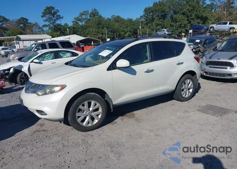 2011 Nissan Murano Sl z USA, uszkodzony, nr VIN JN8AZ1MU1BW060936